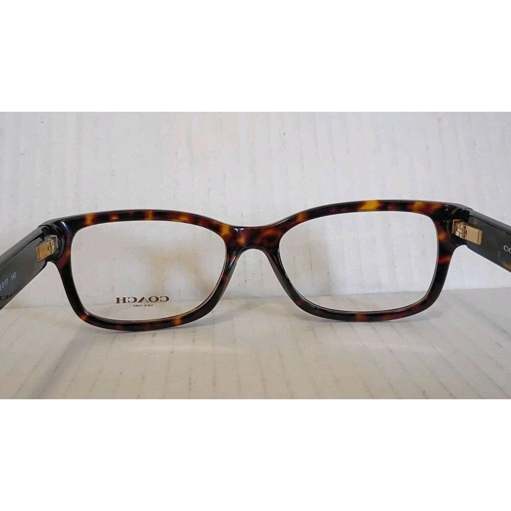 Coach Eyeglasses Optical Frame HC6133T 5120 Dark Tortoise Glitter & Case - NEW!